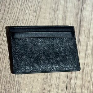 Michael Kors Black Leather Card Holder